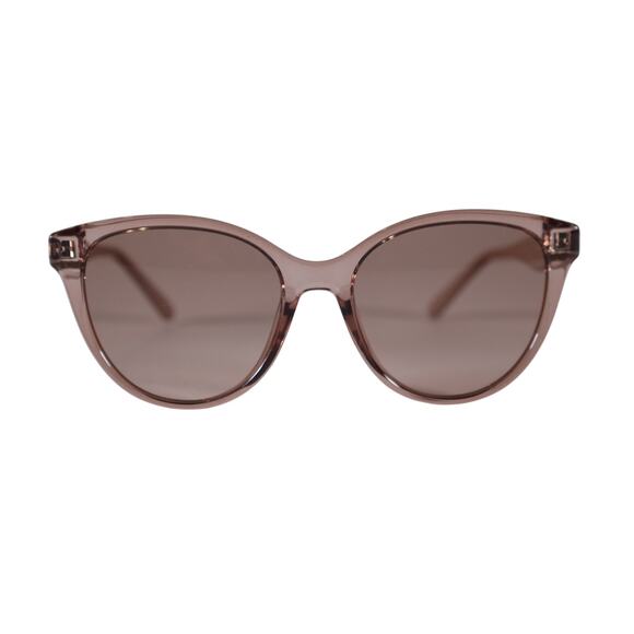 Salvatore Ferragamo Accessories - Salvatore Ferragamo Round Cat Eye Sunglasses-Transparent Sand/Sand Gradient-NWT